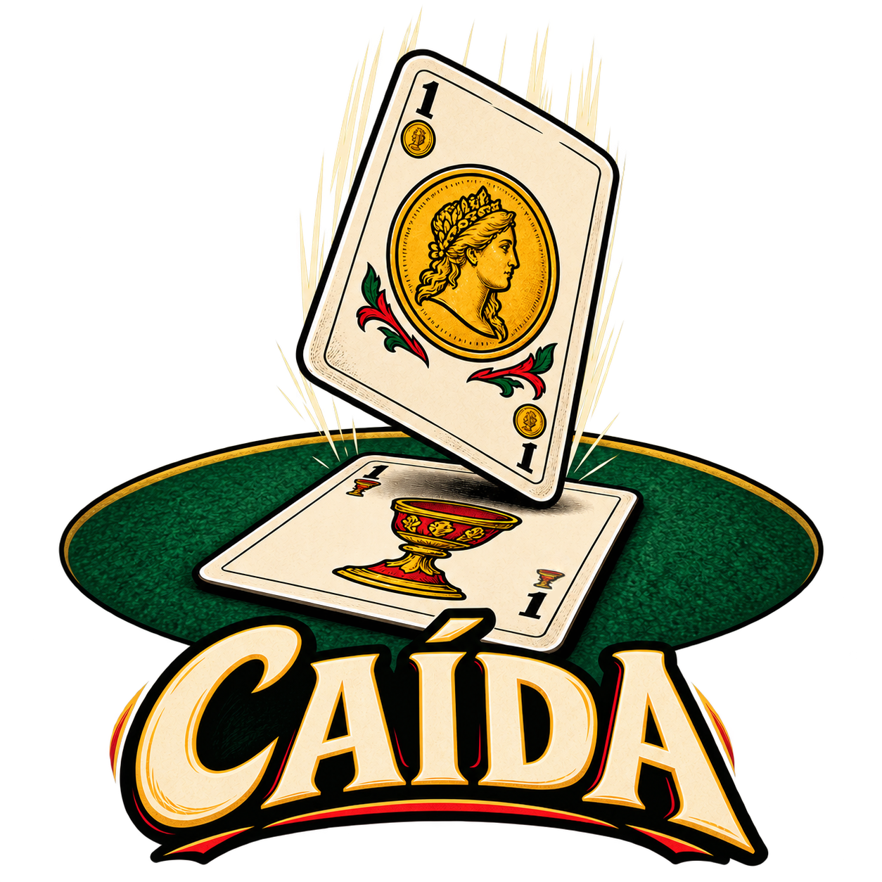 Logo del juego Caída